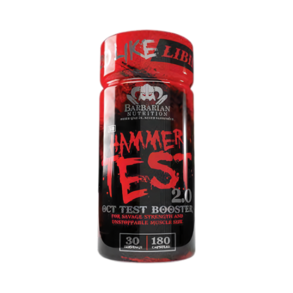 Barbarian Nutrition Hammer Test 2.0 — Test Booster 180 Capsules