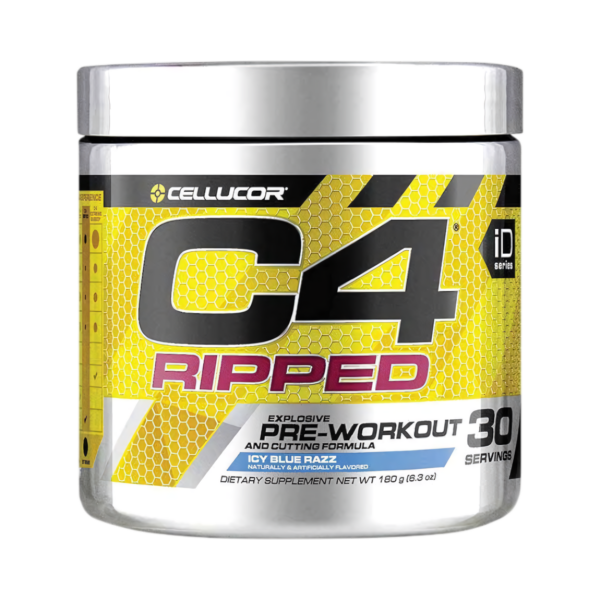 Cellucor C4 Ripped Pre-Workout — Icy Blue Razz 180g