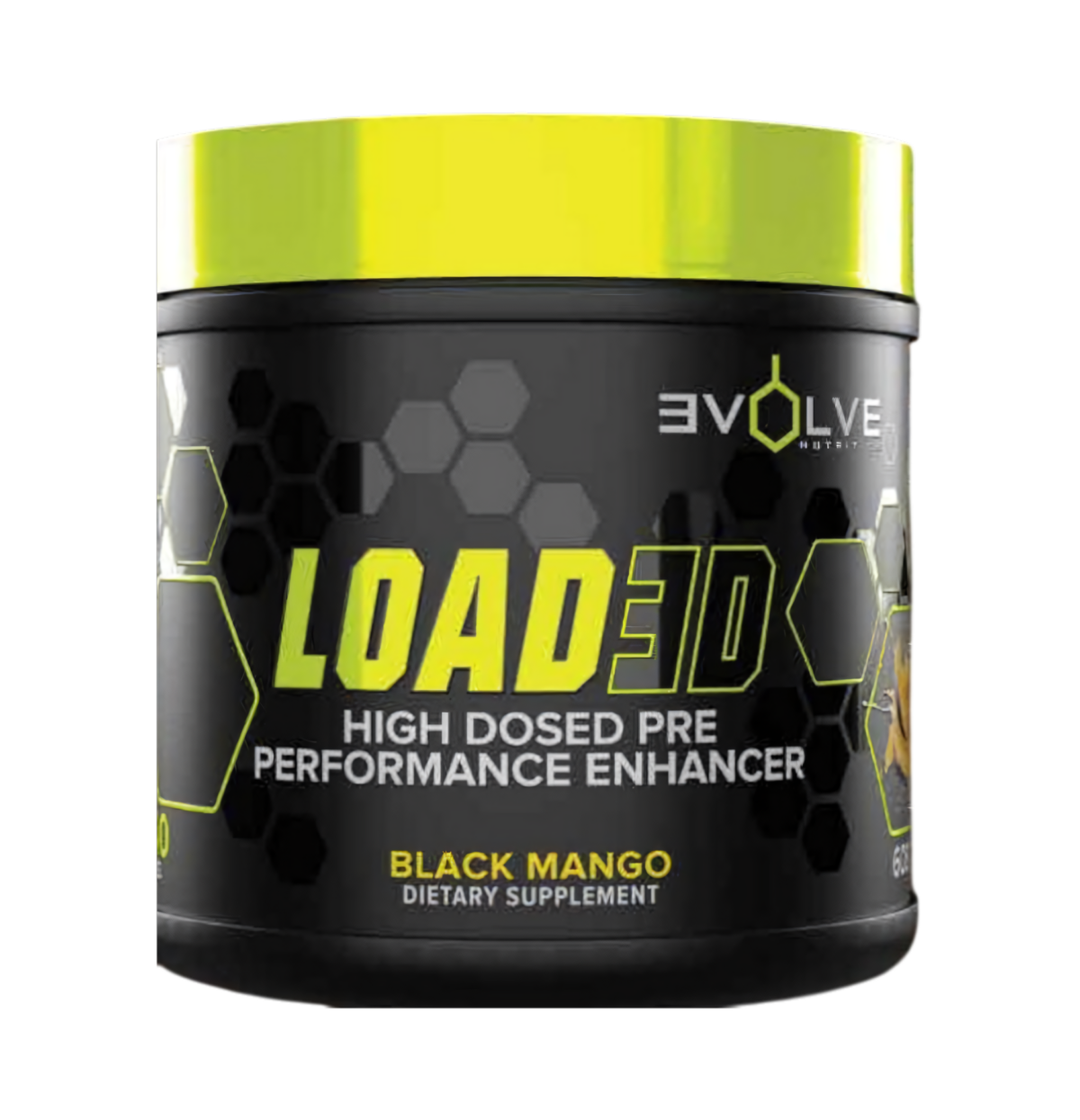 Evolve Nutrition LOAD3D High Dosed Pre-Workout — Black Mango