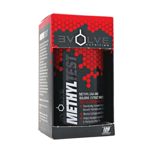Evolve Nutrition Methyl Test — Testosterone Support 120 Capsules