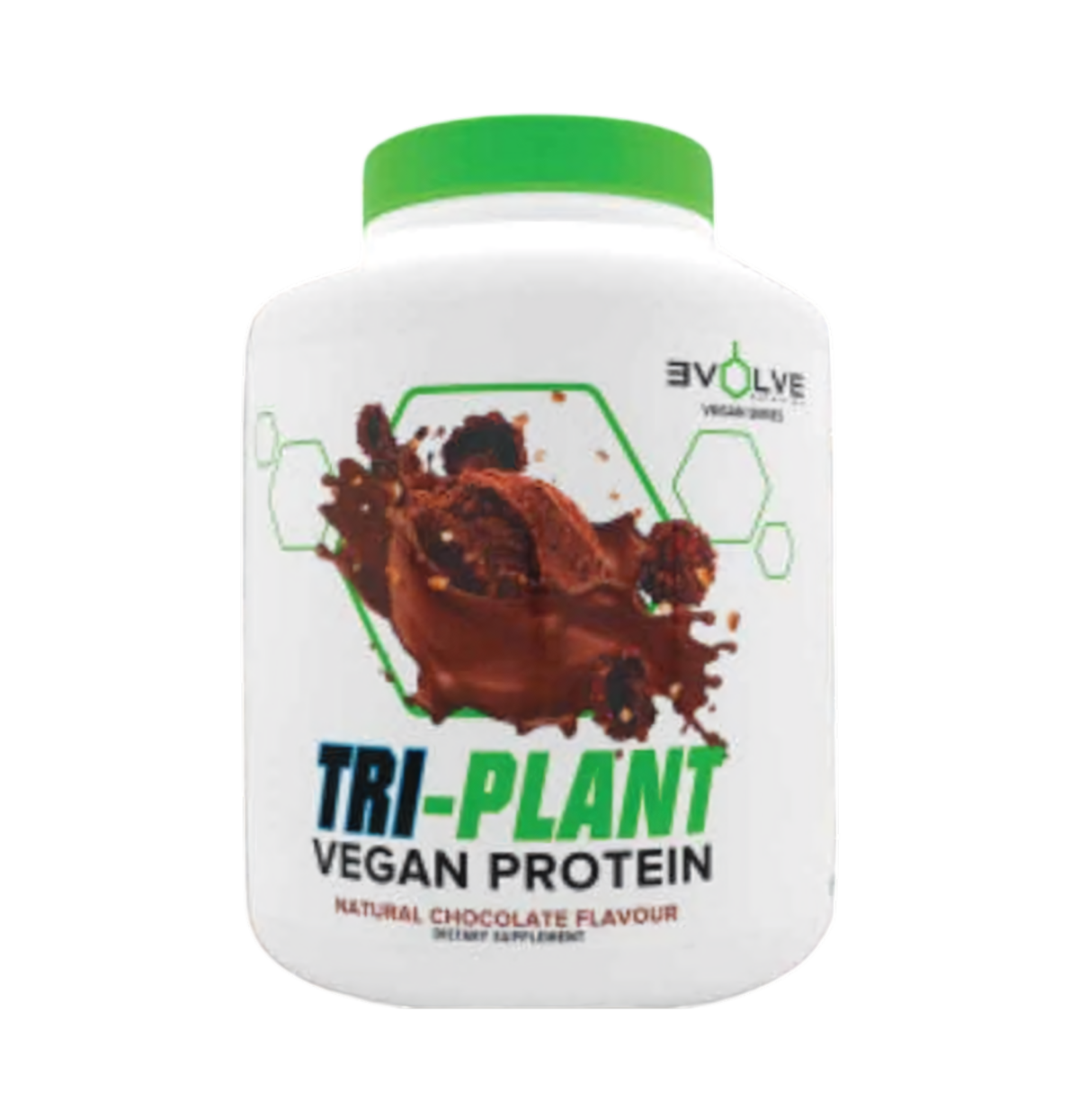 Evolve Nutrition Tri-Plant Vegan Protein — Natural Chocolate