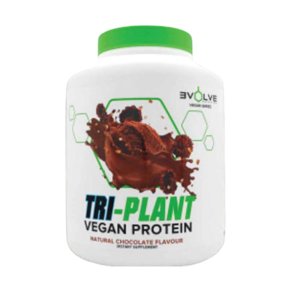 Evolve Nutrition Tri-Plant Vegan Protein — Natural Chocolate