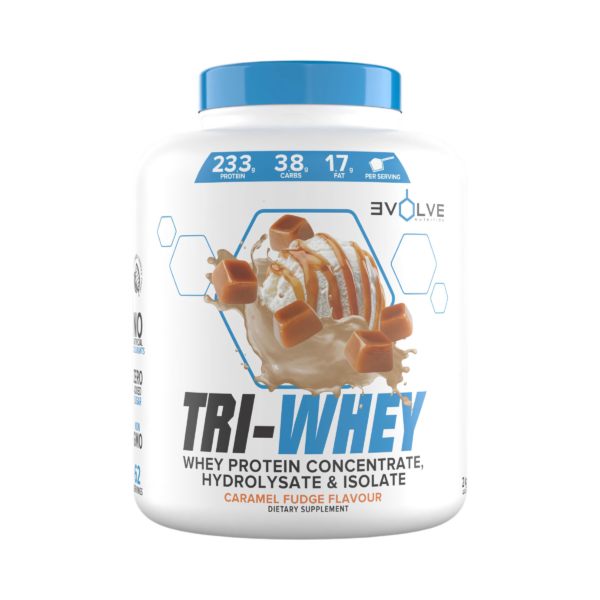 Evolve Nutrition Tri-Whey — Whey Concentrate, Isolate & Hydrolysate