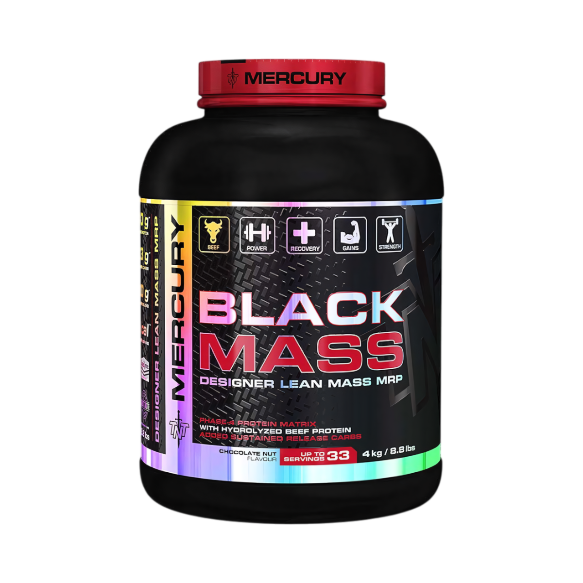 TNT Mercury Black Mass — Designer Lean Mass Gainer 4kg