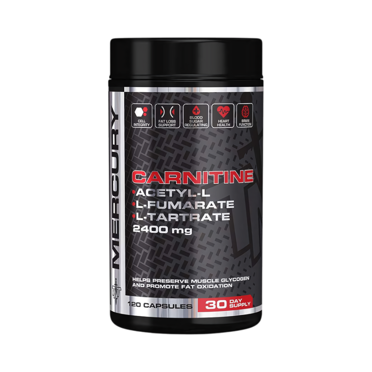 TNT Mercury Carnitine 2400mg — 120 Capsules