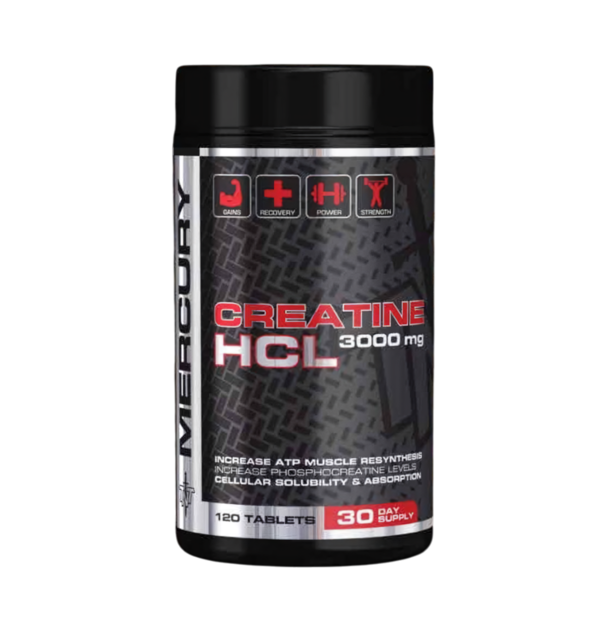 TNT Mercury Creatine HCL 3000mg — 120 Tablets