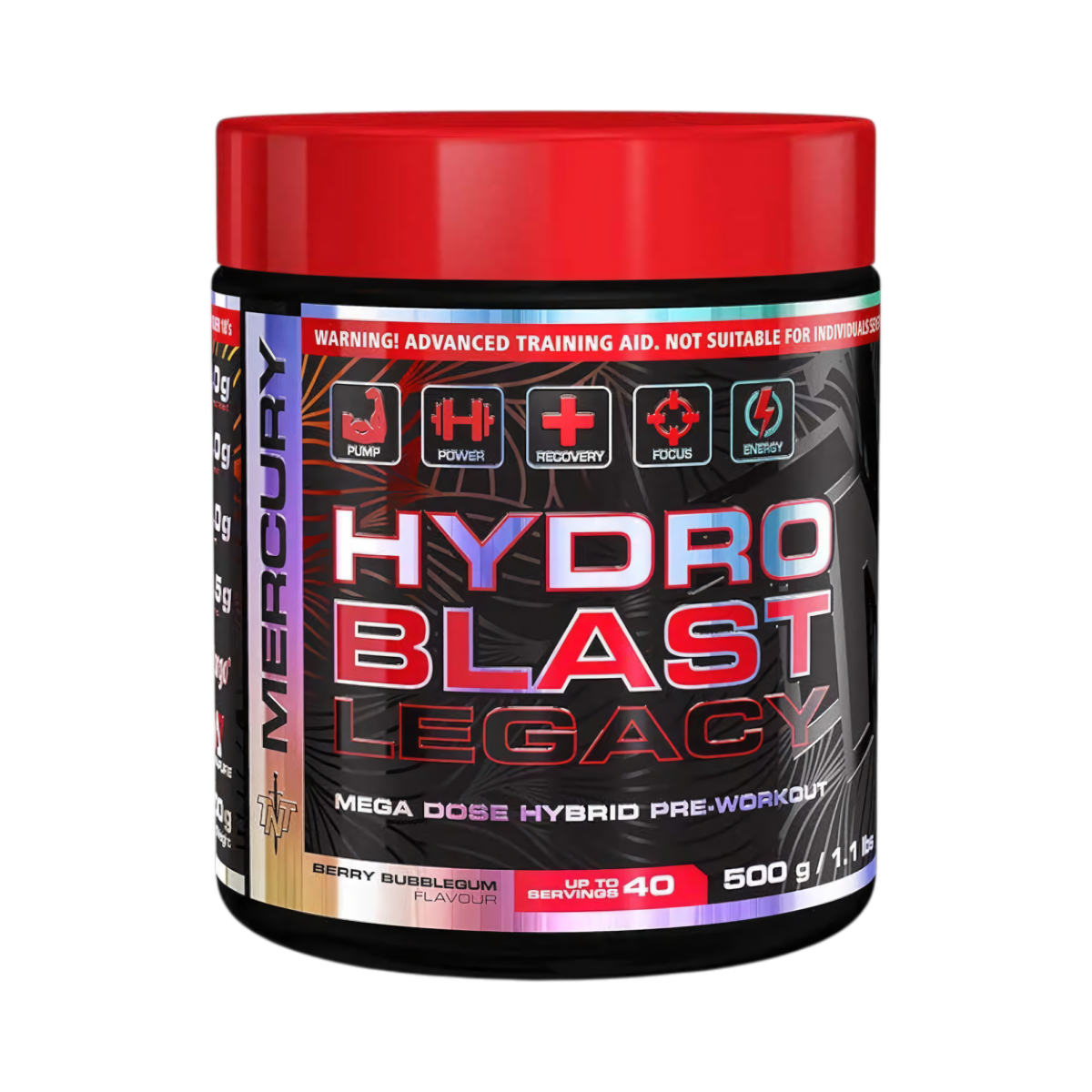 TNT Mercury Hydro Blast Legacy — Hybrid Pre-Workout 500g