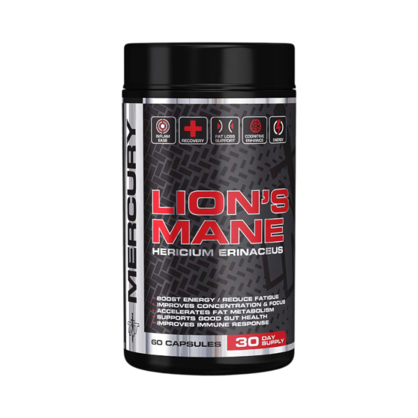 TNT Mercury Lion's Mane — Nootropic Support, 60 Capsules