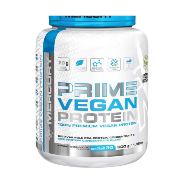 TNT Mercury Prime Vegan Protein — Natural Choc-Cocoa, 900g