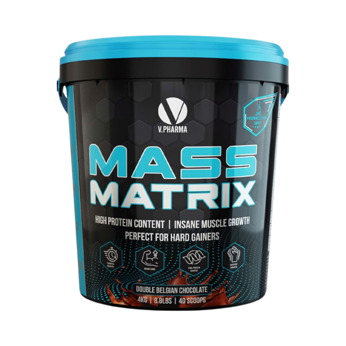 V.Pharma Mass Matrix — High Protein Mass Gainer 4kg